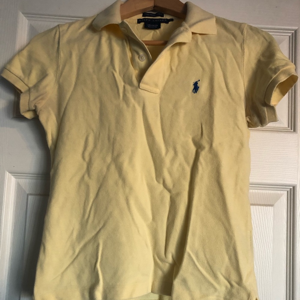 Yellow Ralph Lauren polo